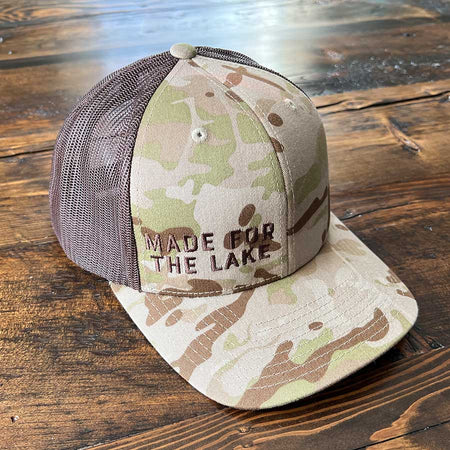 MultiCam Side Logo Mesh Trucker Hat – Made For The Lake Co.